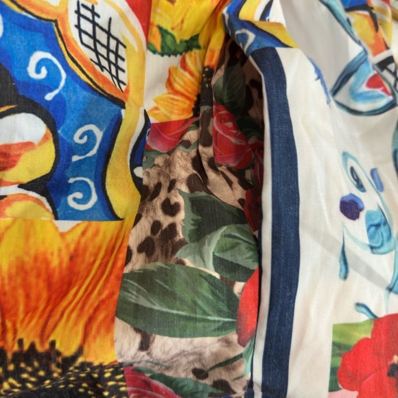 NWT Vibrant Floral Maxi Dress with Belt - Picture 9 of 15